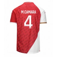 Pánský Fotbalový dres AS Monaco Mohamed Camara #4 2023-24 Domácí Krátký Rukáv